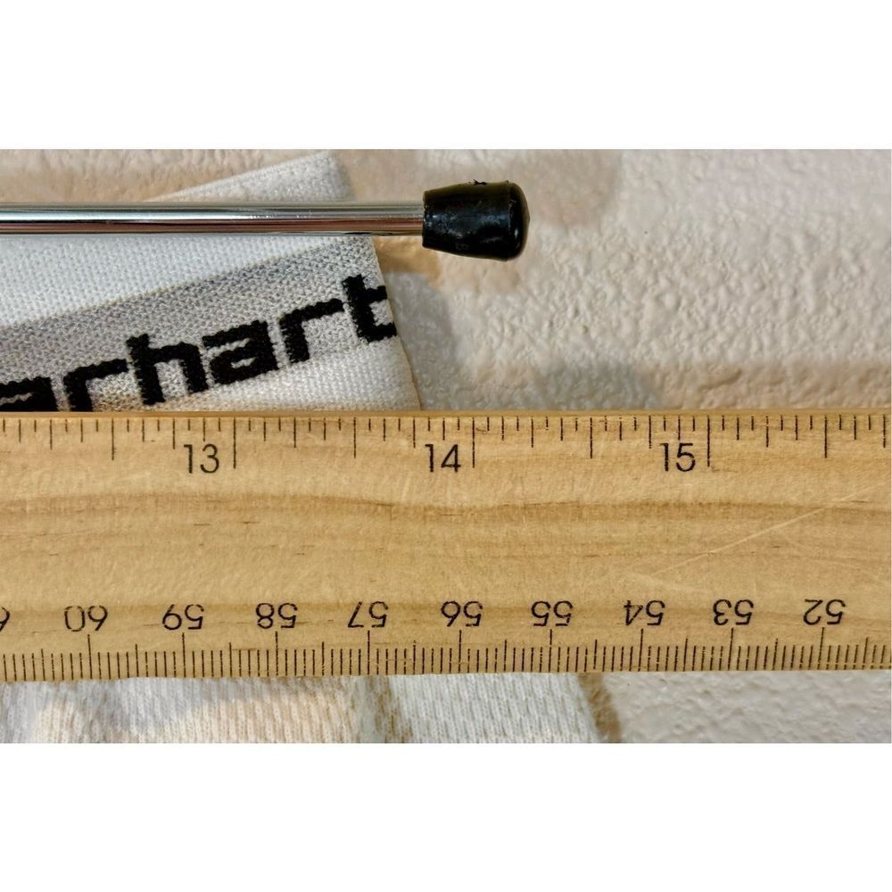 Carhartt Tall Spell Out Waffle Knit Base Layer Cream Thermal Long Johns Large - Picture 8 of 10
